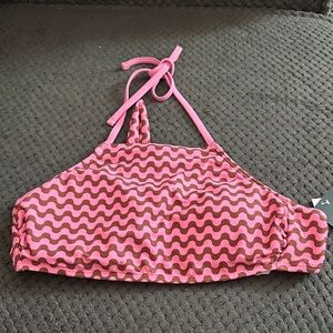 Wild fable Wave Pattern Bikini Top